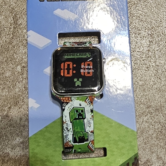 minecraft Accessories Minecraft Led Kids Watch Creeper New Poshmark